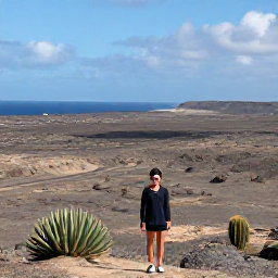 Caribbean Holidays, Aruba Solo Holidays, Solo traveller exploring Arikok National Park in Aruba, rugged desert landscape, cacti and dramatic coastline