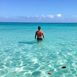 Caribbean Holidays, Aruba Solo Holidays, Solo traveller snorkelling over clear shallow water and colourful fish near Aruba&rsquo;s coast