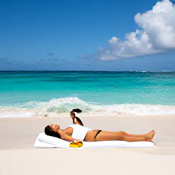 Caribbean Holidays, Aruba Spa Breaks, Elegant Aruba resort spa overlooking a turquoise beach, with a couple enjoying a peaceful wellness retreat