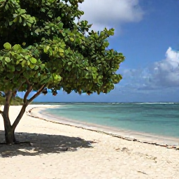 Caribbean Holidays, Aruba Walking Holidays, A peaceful October beach walk along Eagle Beach in Aruba, with white sand, Divi Divi trees and calm turquoise water