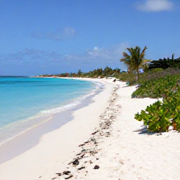 Caribbean Holidays, Aruba Walking Holidays, A sunny coastal walking trail beside turquoise Caribbean water and white sand in Aruba