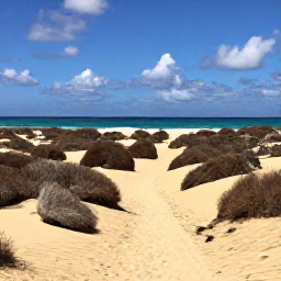 Caribbean Holidays, Aruba Walking Holidays, A sunny coastal walking trail in Aruba during February, with turquoise sea, golden sand and rugged desert vegetation