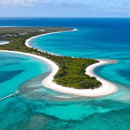 Caribbean Holidays, August Adventures, Aerial photograph of turquoise water, white sand beaches and green islands in Turks and Caicos during August