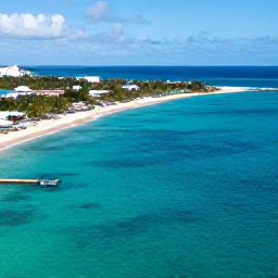 Caribbean Holidays, August Holidays, Aerial view of Saint Martin and Sint Maarten, turquoise Caribbean water, sandy beaches, sunny August atmosphere