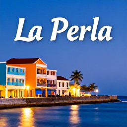 Caribbean Holidays, August Instagram Hotspots, Twilight scene in La Perla, Puerto Rico, with colourful houses, ocean views and warm evening lights
