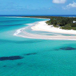 Caribbean Holidays, August Instagram Spots, Aerial view of bright turquoise water and sandbars around Chalk Sound National Park in Turks and Caicos, sunny August day