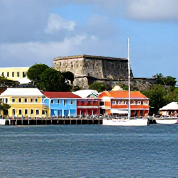 Caribbean Holidays, August Instagram Spots, Colourful historic buildings and old stone fortifications in Nelson's Dockyard, Antigua, photographed in clear daylight with sailing boats nearby