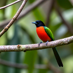 Caribbean Holidays, August Nature Holidays, Colourful tropical birds and dense vegetation in a botanical garden on Nevis