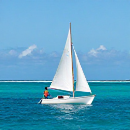 Caribbean Holidays, August Solo Holidays, A small sailing boat travelling between beautiful Grenadine islands, with a solo traveller enjoying the view of clear blue Caribbean water