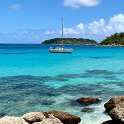 Caribbean Holidays, August Solo Holidays, A small sailing boat visiting hidden coves and clear snorkelling waters around the British Virgin Islands on a sunny August day