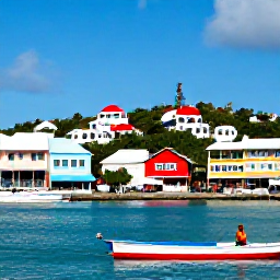 Caribbean Holidays, August Solo Holidays, A solo visitor exploring colourful Road Town streets and harbour views on Tortola in the British Virgin Islands