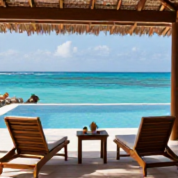 Caribbean Holidays, August Spa Breaks, A tranquil luxury spa overlooking the turquoise sea on Providenciales in the Turks and Caicos Islands