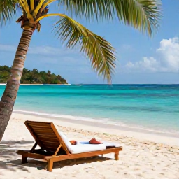 Caribbean Holidays, August Wellness, Quiet tropical beach on Saint Vincent and the Grenadines in August, calm turquoise water, shaded palms and a peaceful wellness atmosphere