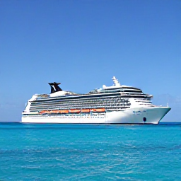 Caribbean Holidays, Bahamas Cruises March, A modern cruise ship sailing past bright turquoise Bahamian water under a clear March sky