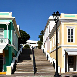 Caribbean Holidays, Bahamas December Breaks, Visitors strolling through Nassau's historic downtown near pastel buildings and the Queen's Staircase