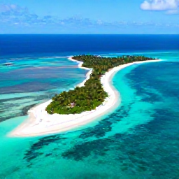 Caribbean Holidays, Bahamas Holidays, Aerial view of turquoise Bahamian sea, white sand beaches and small tropical islands under bright sunlight