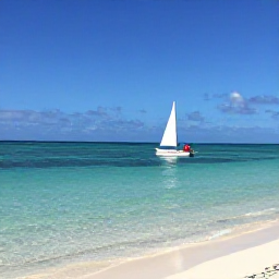 Caribbean Holidays, Bahamas Island Hopping, A peaceful Exuma beach with sandbars, clear shallow water, a small sailing boat and visitors enjoying a gentle April afternoon