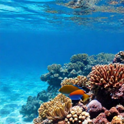 Caribbean Holidays, Bahamas Nature Holidays, Snorkeller viewing colourful coral reef and tropical fish in clear Bahamian water