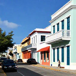 Caribbean Holidays, Bahamas Solo Holidays, Solo visitor exploring colourful colonial streets and historic buildings in Nassau, Bahamas, during a sunny July morning