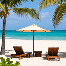 Caribbean Holidays, Bahamas Spa Breaks, A tranquil luxury spa overlooking a turquoise Bahamian beach in warm July sunshine