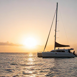 Caribbean Holidays, Barbados Adults Only, Couple enjoying a sunset catamaran cruise off the coast of Barbados