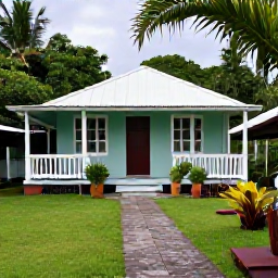 Caribbean Holidays, Barbados Backpacking, Simple welcoming backpacker guesthouse in Barbados with tropical garden and outdoor seating
