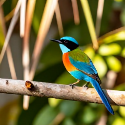 Caribbean Holidays, Barbados Birdwatching, Colourful Barbados garden birds among tropical foliage in warm October sunshine