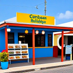 Caribbean Holidays, Barbados December Tours, Barbados countryside tour with a local food stop, colourful rum shop and visitors enjoying authentic island flavours