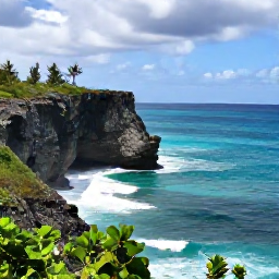 Caribbean Holidays, Barbados Instagram Hotspots, Dramatic Atlantic coastline, rugged cliffs and wide ocean views at Bathsheba on the east coast of Barbados