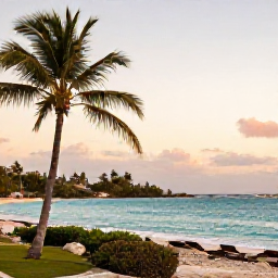 Caribbean Holidays, Barbados Instagram Spots, Golden-hour view of Carlisle Bay in Barbados, turquoise water, soft evening light and palm trees, realistic travel photography