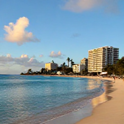 Caribbean Holidays, Barbados January Breaks, Bright January morning on Carlisle Bay in Barbados, with calm turquoise water, golden sand and a relaxed city-break atmosphere