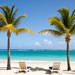 Caribbean Holidays, Barbados January Breaks, Golden Barbados beach near Bridgetown in January, with clear turquoise water, sun loungers and gently swaying palm trees