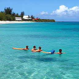 Caribbean Holidays, Barbados January Breaks, Visitors snorkelling in clear Caribbean water near Carlisle Bay, Barbados, with colourful fish and a relaxed beach scene