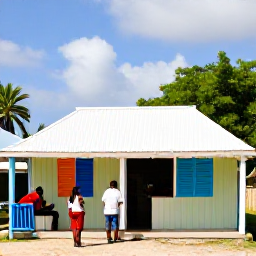 Caribbean Holidays, Barbados January Holidays, A traditional Bajan rum shop in a Barbados village, with friendly locals, colourful shutters and a relaxed afternoon atmosphere