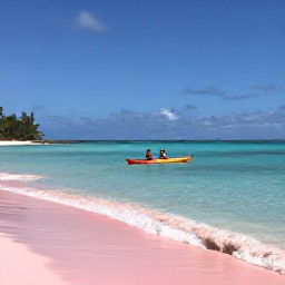 Caribbean Holidays, Bermuda Adventure, A sea kayak gliding across calm turquoise water beside Bermuda&rsquo;s pink-sand coastline under a clear sky