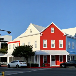 Caribbean Holidays, Bermuda April Tours, Guided walking tour through Hamilton, Bermuda, showing colourful buildings, leafy streets and historic architecture