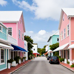 Caribbean Holidays, Bermuda Business Class, Elegant streets, pastel buildings and independent shops in Hamilton, Bermuda