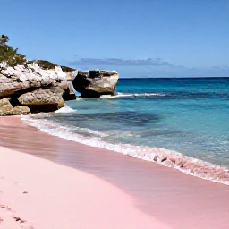 Caribbean Holidays, Bermuda December Beaches, Horseshoe Bay in Bermuda during December, distinctive pink sand, rocky coves, gentle waves and clear blue water under a bright sky