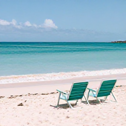 Caribbean Holidays, Bermuda February Beaches, Sunny pink-sand beach in Bermuda in February, with calm turquoise water, pastel beach chairs and a relaxed coastal atmosphere