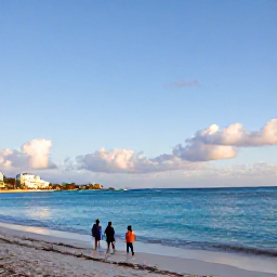 Caribbean Holidays, Bermuda February Holidays, A family enjoying a calm February afternoon at Horseshoe Bay Beach in Bermuda