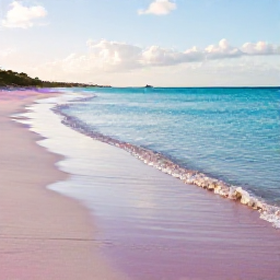 Caribbean Holidays, Bermuda February Nature, Bermuda&rsquo;s pink-sand beach at low tide in February, with calm turquoise water, soft sunlight and a quiet shoreline