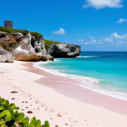 Caribbean Holidays, Bermuda February Tours, A scenic February coastal walk along Bermuda&rsquo;s pink-sand beach, limestone cliffs and bright blue Atlantic water