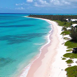 Caribbean Holidays, Bermuda Holidays, A sunny aerial view of Bermuda with turquoise water, pink-sand beaches and green coastal scenery