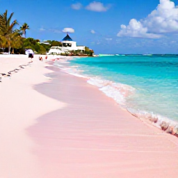 Caribbean Holidays, Bermuda Holidays, Visitors relaxing on Horseshoe Bay's pink-tinged sand beside clear turquoise sea in Bermuda