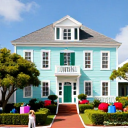 Caribbean Holidays, Bermuda Honeymoons, Couple exploring pastel colonial buildings and colourful gardens in Hamilton, Bermuda, on a sunny spring day