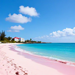 Caribbean Holidays, Bermuda Instagram Spots, A wide scenic view of Horseshoe Bay in Bermuda during April, with pink sand, turquoise water and a bright blue sky