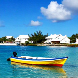 Caribbean Holidays, Bermuda Instagram Spots, Colourful boats moored in clear blue water at Hamilton Harbour with Bermuda buildings in the background