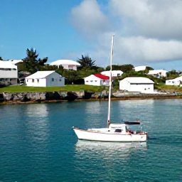 Caribbean Holidays, Bermuda January Tours, A traditional Bermuda boat tour travelling across calm turquoise water, with pastel shoreline homes and limestone cliffs in the background