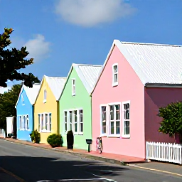Caribbean Holidays, Bermuda March Tours, Visitors exploring colourful pastel cottages and historic streets in St George's, Bermuda, during a bright spring day