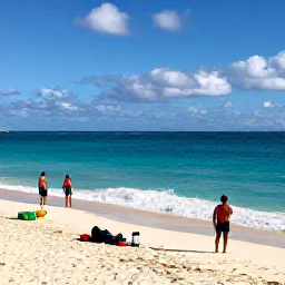 Caribbean Holidays, Bermuda October Adventures, A bright October morning on Bermuda&rsquo;s pink-sand Horseshoe Bay beach, with turquoise water, gentle waves and visitors preparing for an active day